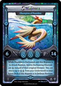 Majesea - Champion of Poseidon | Organized Play Series 4 | SR | Holo | #TP4-17