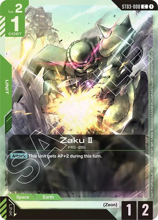 Zaku II (Championship Participation Pack 01) ST03-008 Common Holofoil