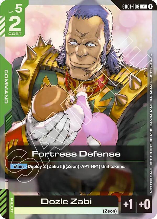 Fortress Defense (Championship Participation Pack 01) GD01-106 Rare Holofoil