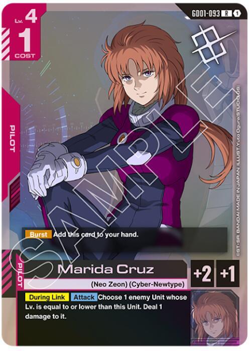 Marida Cruz (Judge Pack 01) GD01-093 Rare Holofoil