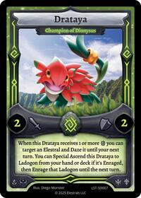 Drataya - Champion of Dionysus | Divine Champions: Lifestream Starter Decks | C | Normal | #LST-SD007