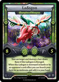 Ladogon - Champion of Dionysus | Divine Champions: Lifestream Starter Decks | R | Holo | #LST-SD008