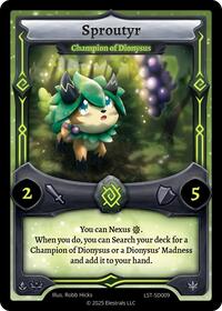 Sproutyr - Champion of Dionysus | Divine Champions: Lifestream Starter Decks | C | Normal | #LST-SD009