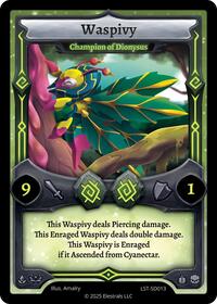 Waspivy - Champion of Dionysus | Divine Champions: Lifestream Starter Decks | R | Normal | #LST-SD013