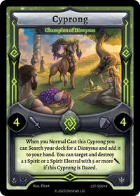 Cyprong - Champion of Dionysus | Divine Champions: Lifestream Starter Decks | UC | Normal | #LST-SD014