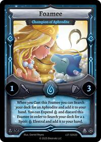 Foamee - Champion of Aphrodite | Divine Champions: Lifestream Starter Decks | C | Normal | #LST-SD020