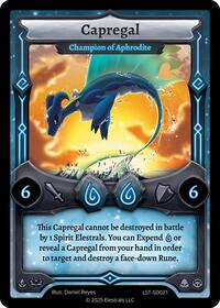 Capregal - Champion of Aphrodite | Divine Champions: Lifestream Starter Decks | R | Normal | #LST-SD021