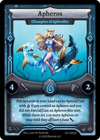 Apheros - Champion of Aphrodite | Divine Champions: Lifestream Starter Decks | R | Normal | #LST-SD022