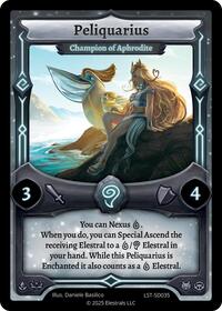 Peliquarius - Champion of Aphrodite | Divine Champions: Lifestream Starter Decks | UC | Normal | #LST-SD035