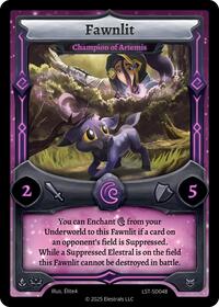 Fawnlit - Champion of Artemis | Divine Champions: Lifestream Starter Decks | C | Normal | #LST-SD048
