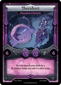 Therahart - Champion of Artemis | Divine Champions: Lifestream Starter Decks | UC | Normal | #LST-SD049