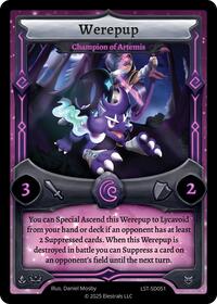 Werepup - Champion of Artemis | Divine Champions: Lifestream Starter Decks | C | Normal | #LST-SD051