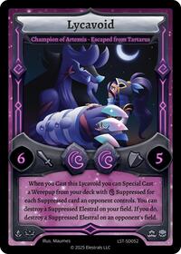 Lycavoid - Champion of Artemis | Divine Champions: Lifestream Starter Decks | UC | Normal | #LST-SD052