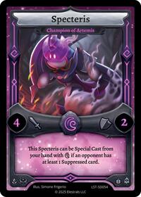 Specteris - Champion of Artemis | Divine Champions: Lifestream Starter Decks | R | Normal | #LST-SD054