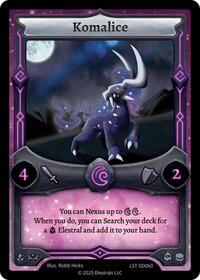 Komalice | Divine Champions: Lifestream Starter Decks | R | Normal | #LST-SD060