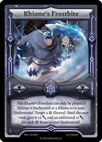 Khione's Frostbite | Divine Champions: Lifestream Starter Decks | R | Normal | #LST-SD085
