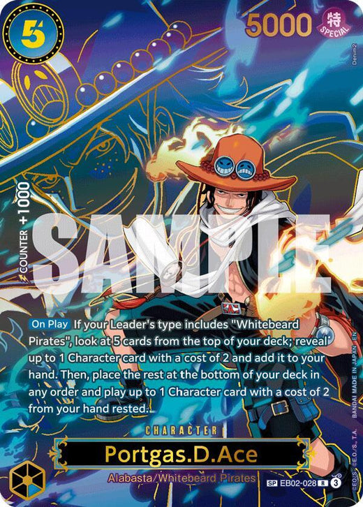 Portgas.D.Ace - EB02-028 (SP) EB02-028 R Foil