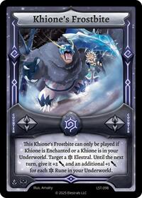 Khione's Frostbite | Divine Champions: Lifestream | R | Normal | #LST-098