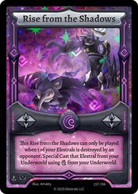 Rise from the Shadows | Divine Champions: Lifestream | R | Holo | #LST-106