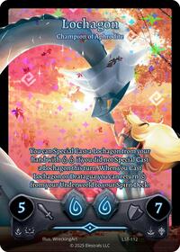 Lochagon - Champion of Aphrodite (Full Art) | Divine Champions: Lifestream | R | Holo | #LST-112