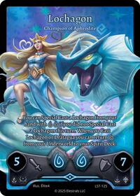 Lochagon - Champion of Aphrodite (Box Topper) | Divine Champions: Lifestream | R | Holo | #LST-125