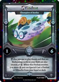 Findust - Champion of Aeolus (Stellar) | Divine Champions: Lifestream | SR | Reverse Holo | #LST-R05
