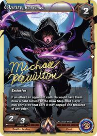 Clarity, Bad Omen | Champion Deck: Michael Hamilton | Promo | Unspecified | #CD1-005