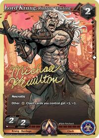 Lord Krung, Ruthless Warlord | Champion Deck: Michael Hamilton | Promo | Normal | #CD1-010