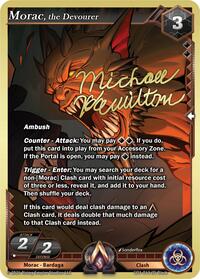 Morac, the Devourer | Champion Deck: Michael Hamilton | Promo | Normal | #CD1-013