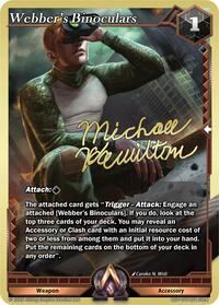 Webber's Binoculars | Champion Deck: Michael Hamilton | Promo | Unspecified | #CD1-019