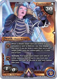 Death, Chaos Bringer | Champion Deck: Zach Bunn | Promo | Unspecified | #CD2-001