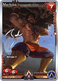 Machina, Unstoppable Force | Champion Deck: Zach Bunn | Promo | Unspecified | #CD2-012