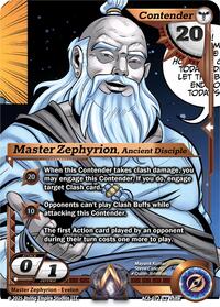Master Zephyrion, Ancient Disciple | Echoes of Eternity | Common | Foil | #AC6-072