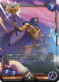Kheprius, Scarab Lord | Echoes of Eternity | Uncommon | Normal | #AC6-116