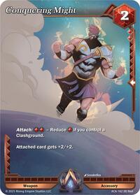 Conquering Might | Echoes of Eternity | Rare | Foil | #AC6-162