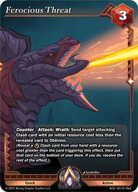 Ferocious Threat | Echoes of Eternity | Common | Normal | #AC6-165