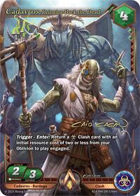Cadavros, Bringing Back the Dead (Iconic Rare) | Echoes of Eternity | Iconic Rare | Foil | #AC6-046