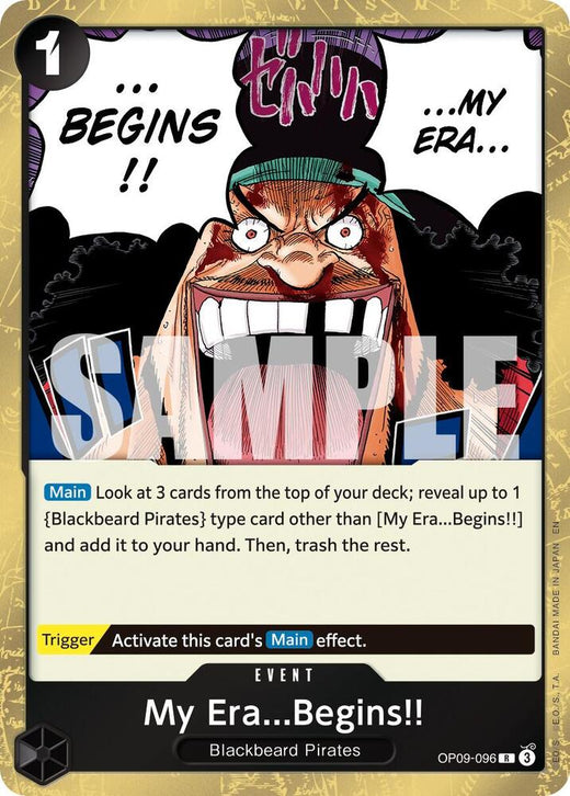 My Era...Begins!! (Reprint) OP09-096 R Foil