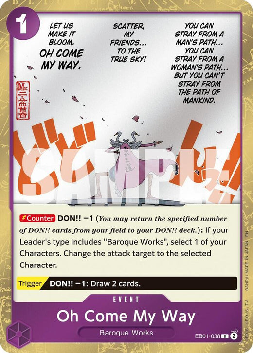 Oh Come My Way (Pirate Foil) EB01-038 C