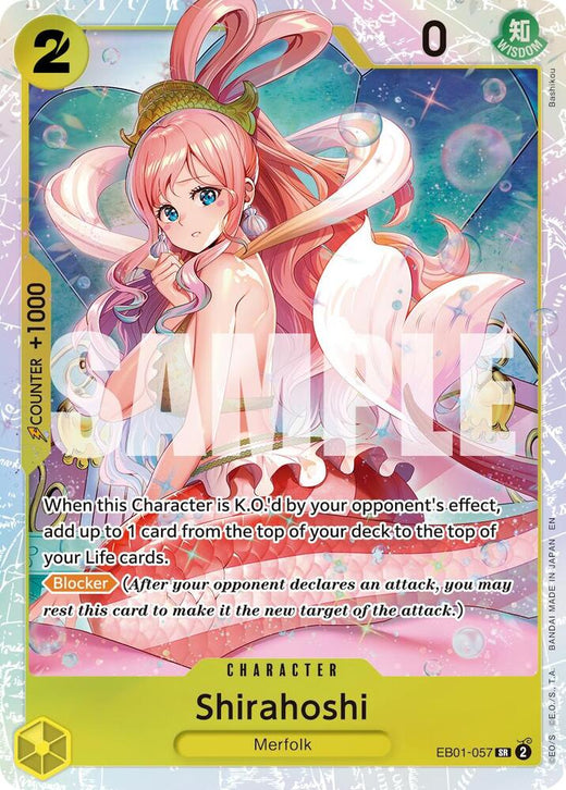 Shirahoshi (Reprint) EB01-057 SR Foil