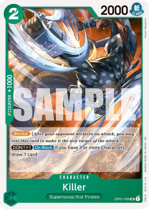 Killer (Reprint) OP01-039 UC