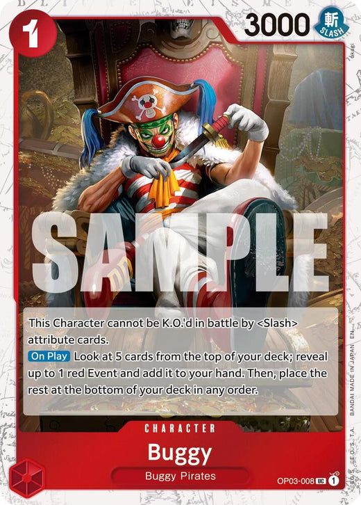 Buggy - OP03-008 (Pirate Foil) OP03-008 UC