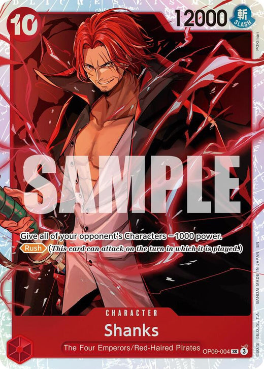 Shanks - OP09-004 (Reprint) OP09-004 SR Foil