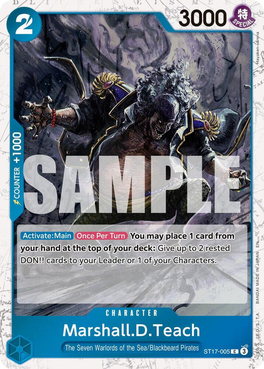 Marshall.D.Teach - ST17-005 (Pirate Foil) ST17-005 C