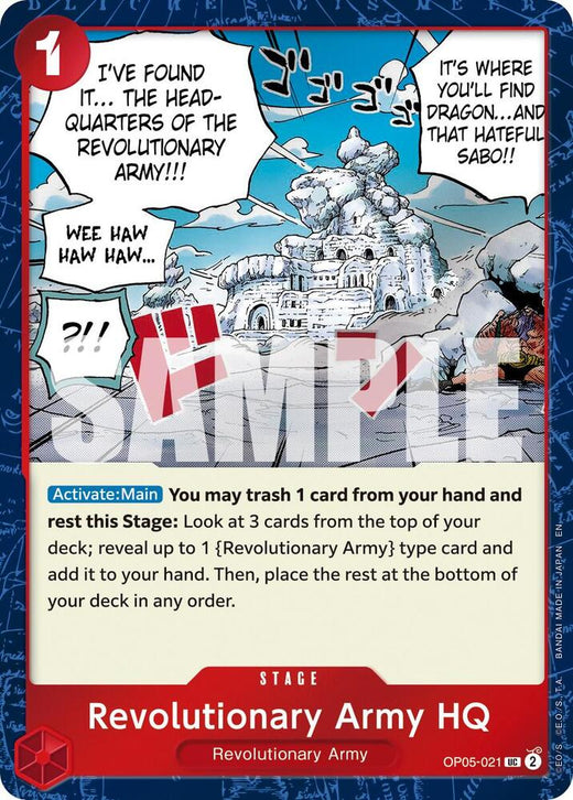 Revolutionary Army HQ (Pirate Foil) OP05-021 UC