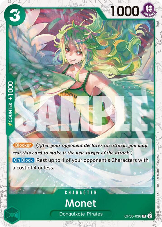 Monet (Pirate Foil) OP05-036 UC