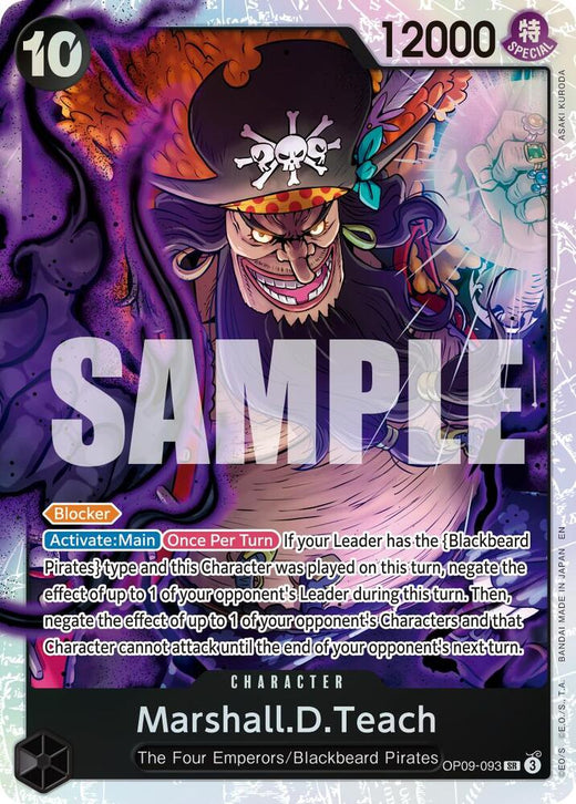 Marshall.D.Teach - OP09-093 (Reprint) OP09-093 SR Foil