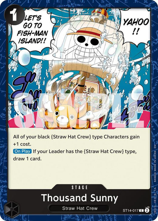 Thousand Sunny (Reprint) ST14-017 C