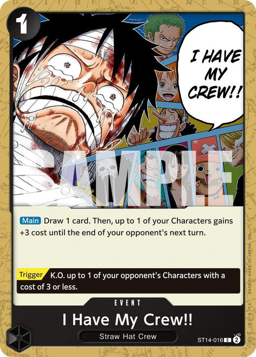 I Have My Crew!! (Reprint) ST14-016 C