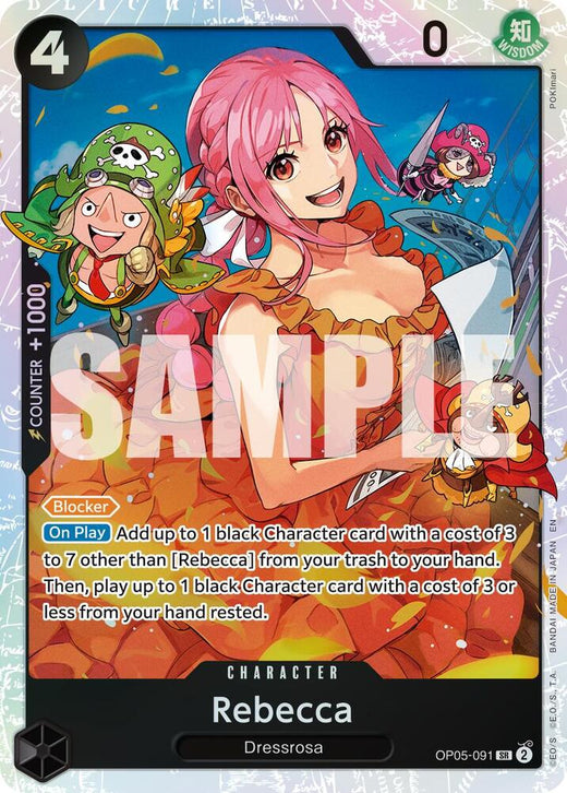 Rebecca (Reprint) OP05-091 SR Foil